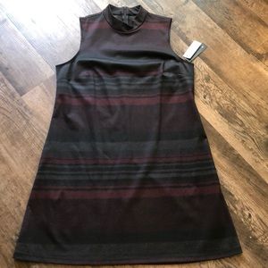 NWT! AB Studio mock neck striped dress